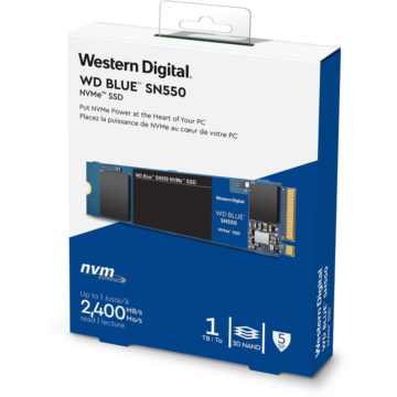 Western Digital WDS100T2B0C Blue SN550 1TB M.2 2280 NVMe