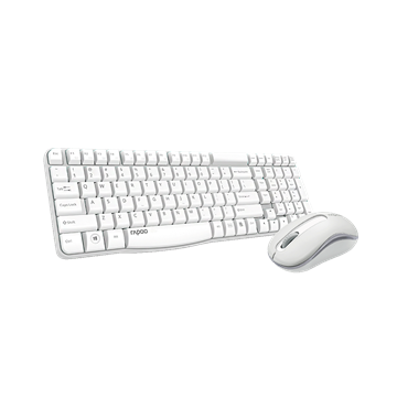 Rapoo X1800S Wireless Keyboard & Mouse White