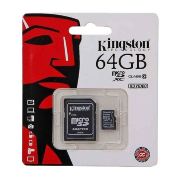 Kingston SDCX10/64GB 64GB MicroSDHC Cl10 UHS-I