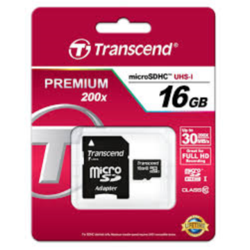 Transcend  16GB microSDHC Card with