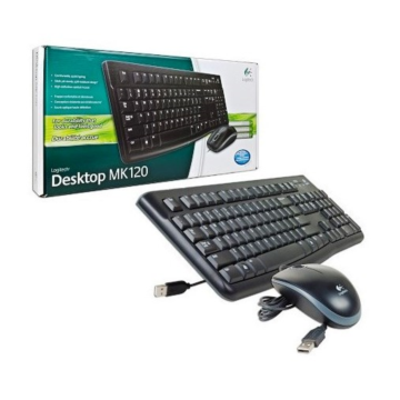 Logitech MK120 USB Desktop KB+mouse Combo