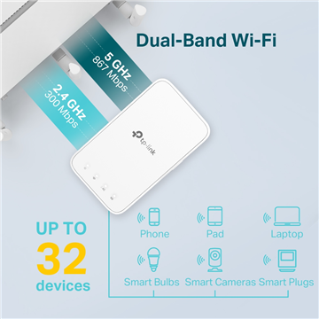 TP-Link RE300 OneMesh Dual-Band AC1200 Wi-Fi Ran