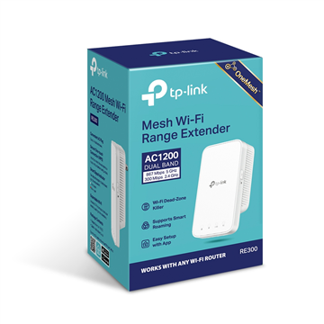 TP-Link RE300 OneMesh Dual-Band AC1200 Wi-Fi Ran