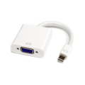 DYNAMIX Mini Display Port to VGA Adapter Supports DisplayPort 1.1a. White Colour 180mm long