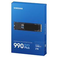 Samsung 990 EVO Plus 2TB M.2 NVMe Internal SSD PCIe Gen 4 - Read up to 7250MB/s - Write up to 6300MB/s - 5 Years Warranty 5 Year Warranty MZ-V9S2T0BW