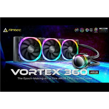 Antec Vortex 360 3x120mm ARGB Fans CPU AIO