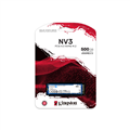 Kingston NV3 500GB M.2 NVMe Internal SSD PCIe Gen 4 Up to 5000MB/s Read 3000MB/s Write 3 Years Warranty