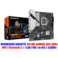 Gigabyte H610M GAMING WIFI DDR4 LGA1700 2x DDR4 1xM.2 1xHDMI 2xDP MicroATX Motherboard