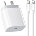 Apple Genuine Apple 20W USB-C Power Adapter + USB-C to Lighting cable off-leased 3 months Warranty