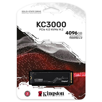 Kingston KC3000 4TB M.2 NVMe Internal SSD PCIE 4