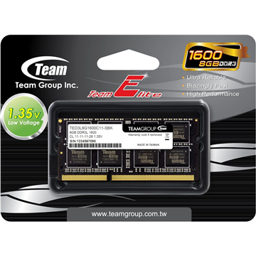 TeamGroup  TED3L8G1600C11-SBK