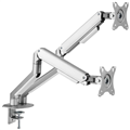 Brateck LDT63-C024 Dual Monitor Economical Spring-Assisted Monitor Arm suits 17-32 monitors