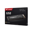 TeamGroup  T-FORCE G50 M.2 PCIE GEN4X4 NVME SSD 512GB Upto R/W 5000/2500 MB/S 3 years Warranty TM8FFE512G0C129 