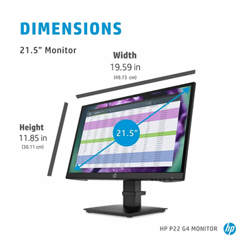 HP P22 G4 22 FHD IPS 1920x1080 Monitor