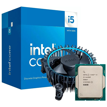 Intel Core i5-14400F CPU Retail box with Fan