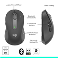 Logitech Signature M650 Wireless Mouse  Graphite MPN: 910-006262 RF & Bluetooth