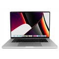 Apple MacBook Pro 16" 2021 M1 Pro 16GB Ram 512GB SSD Silver Off-Leased A Grade 3 months Warranty