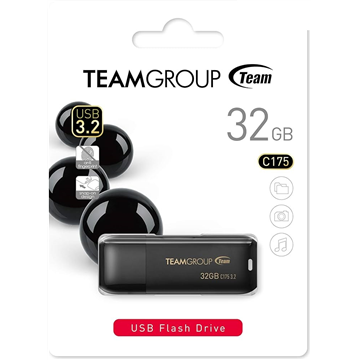 TeamGroup  32GB C175 SERIES USB 3.0 DRIVE BLACK