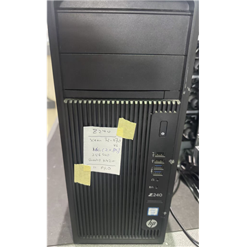 HP Z240 Workstation Tower Xeon 16G 256G W11