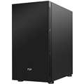 FSP CST220 Silent mATX Mini Tower Case - Black 3x 120mm Fans Front USB-C 240mm Radiator Support
