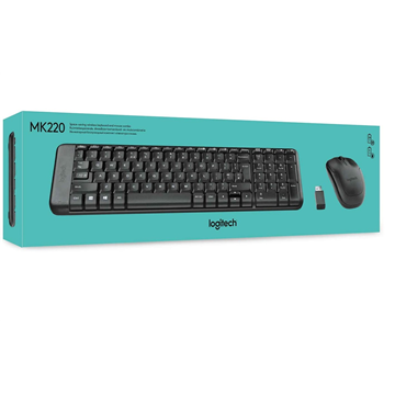 Logitech MK220 Wireless Desktop Keyboard & Mouse 