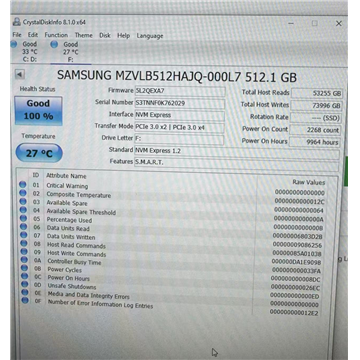   512GB M.2 2280 PCIe NVME OEM TLC