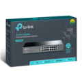 TP-Link  TL-SG1016D 16-port Unmanaged Gigabit Desktop/Rackmount Switch 13-inch Steel Case Rackmount Kit Included