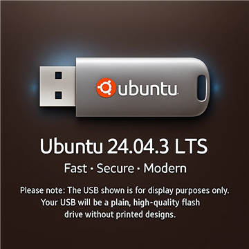 ETC Ubuntu 24.04.3 Bootable USB Flash drive
