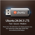 ETC Ubuntu 24.04.3 LTS Bootable USB Flash Drive 64-bit for PC/Laptop
