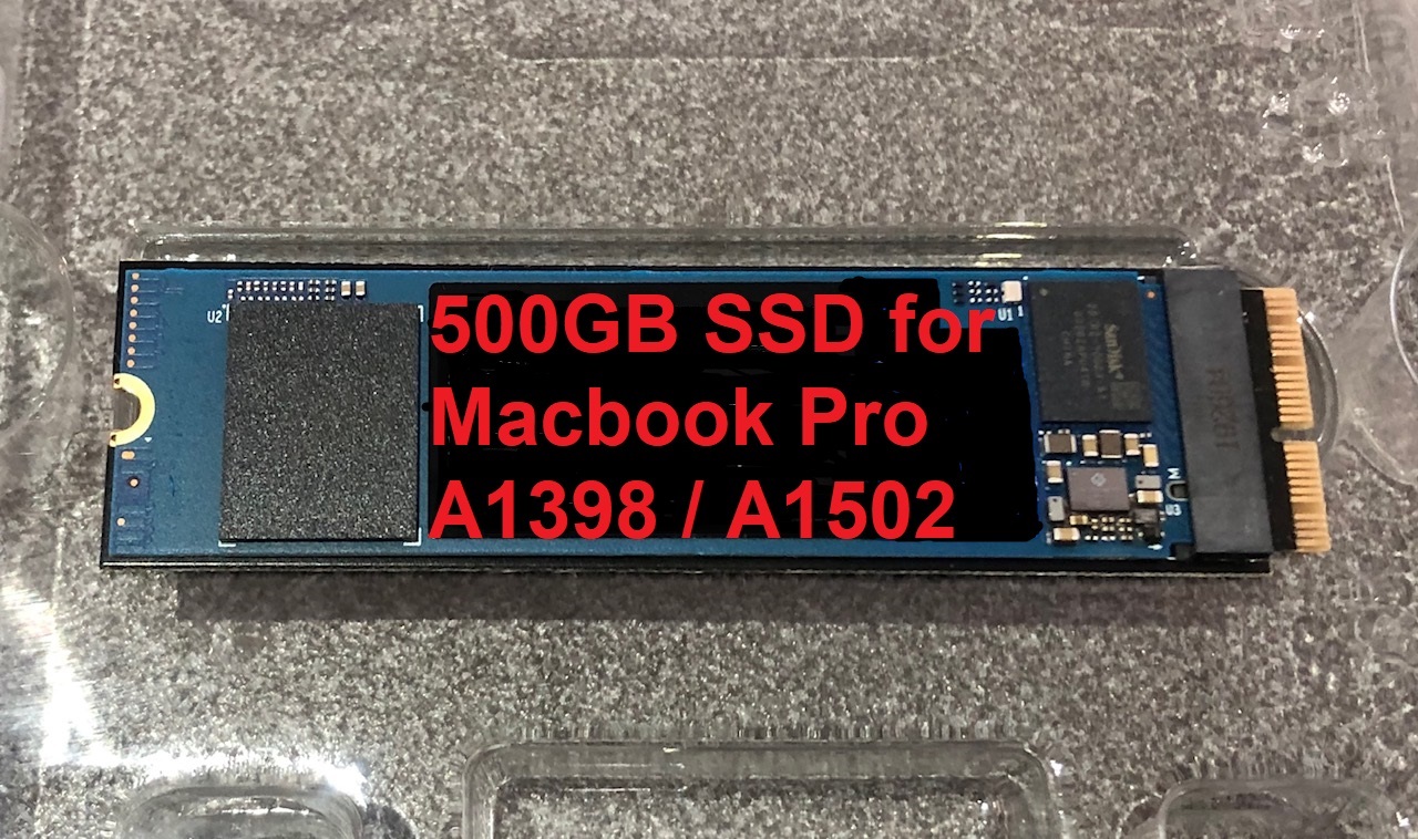 ETC 500GB SSD for Apple Macbook Pro A1398 A1502 MacOS 10.15