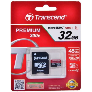 Transcend TS32GUSDU1 32GB microSDHC CL10 UHS-I