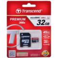 Transcend TS32GUSDU1 32GB microSDHC Class 10 UHS-I (Premium) with adapter 4.5x Faster than Class 10