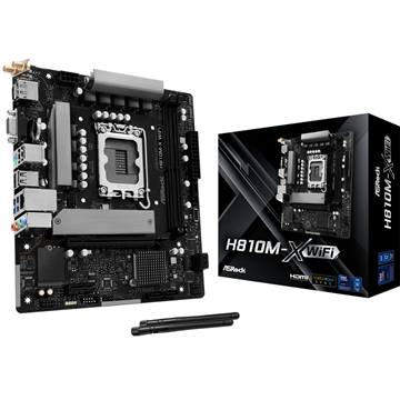 ASRock H810M-X WiFi MicroATX LGA1851 MB