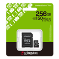 Kingston SDCS3/256GB 256GB Canvas Select Plus G3 microSDXC Memory Card with SD Adapter