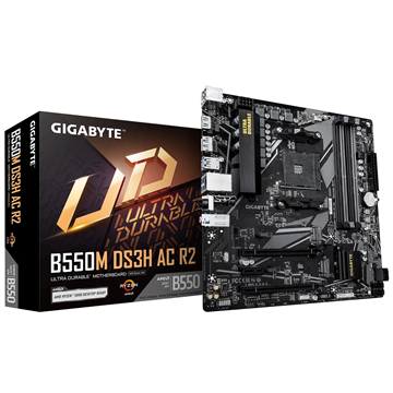 Gigabyte B550M DS3H AC R2 MicroATX MB for AMD 