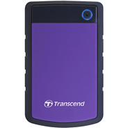 Transcend StoreJet TS4TSJ25H3P 4TB 2.5" USB3 Portable External Hard Drive Durable Military-grade shock resistance Purple Color
